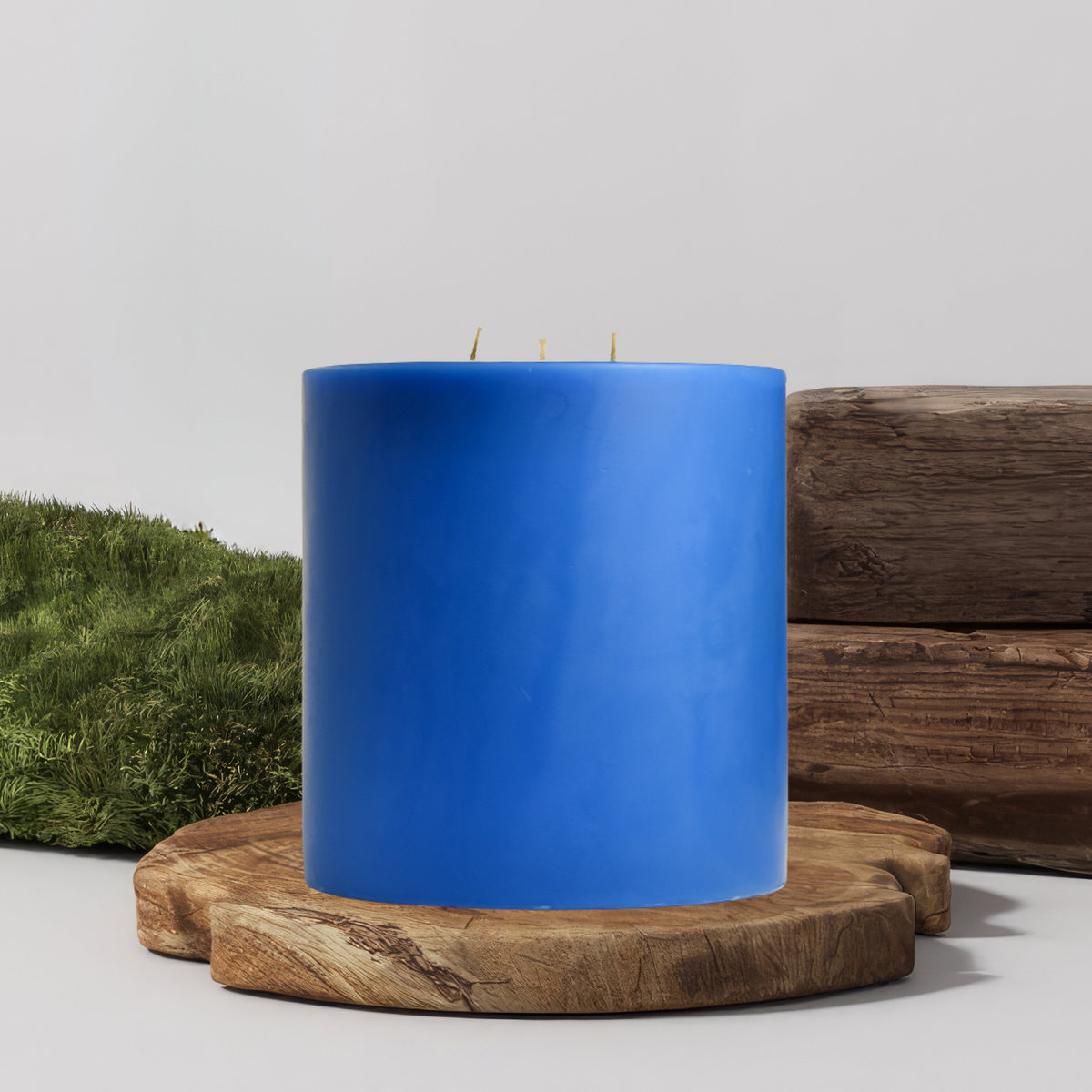 90% Soy 10% Paraffin 3 Wick Handmade Pillar Candle 6X3 Inches