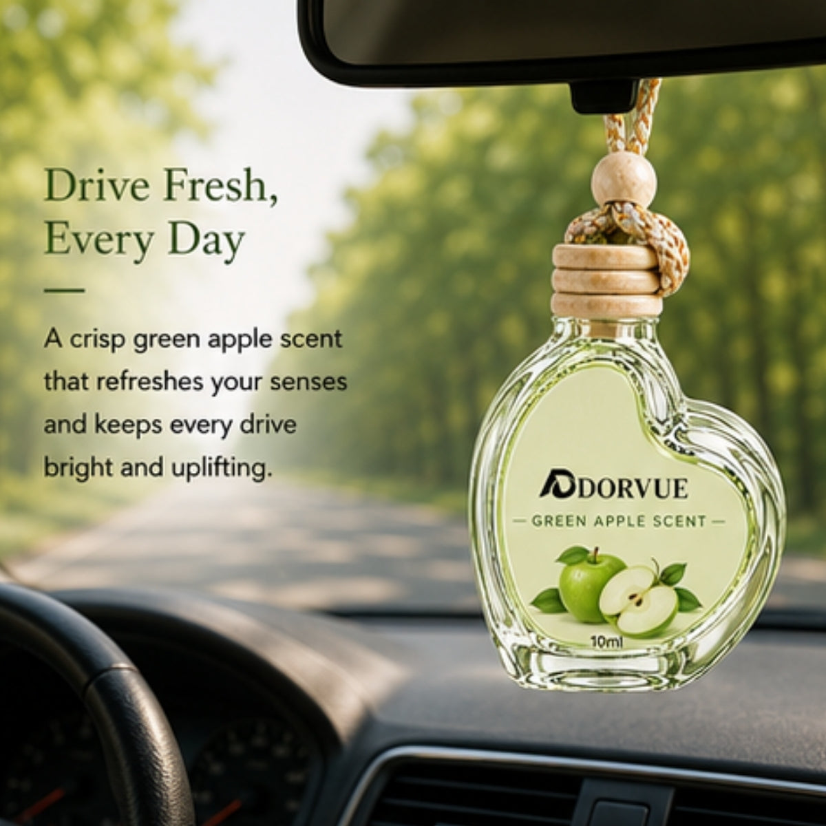 Green Apple Automatic Air Car Freshener 10ml