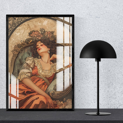 Queen of Elegance Metal Print With or Without Frame Wall Art