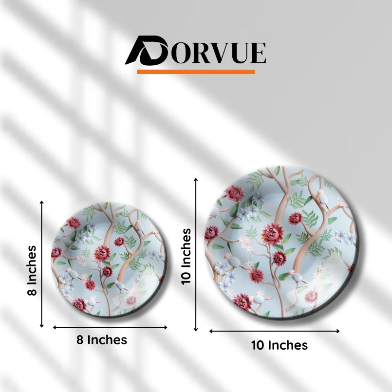 Dreamy Petals Home Decor Ceramic Wall Plate
