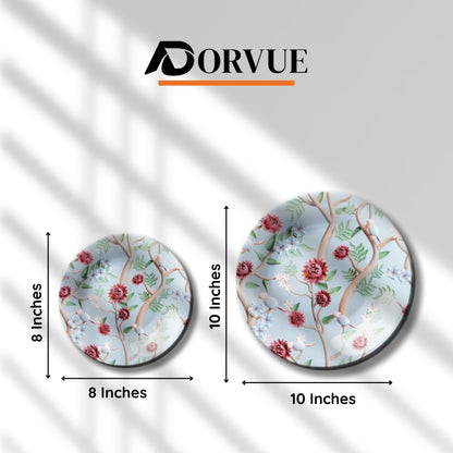 Dreamy Petals Home Decor Ceramic Wall Plate