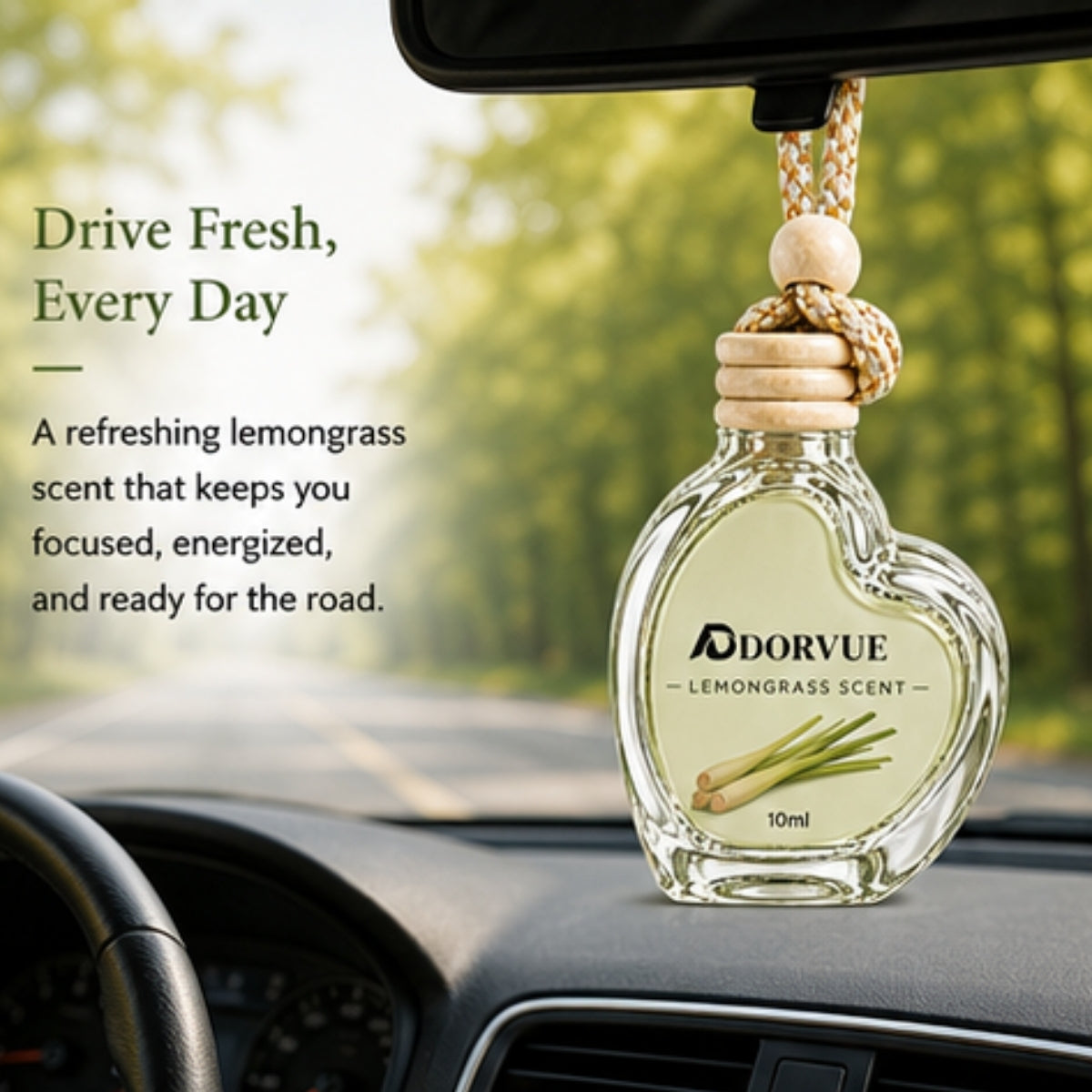 Lemongrass Automatic Air Car Freshener 10ml