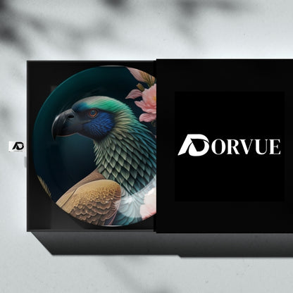 Colorful Parrot Home Decor Ceramic Wall Plate