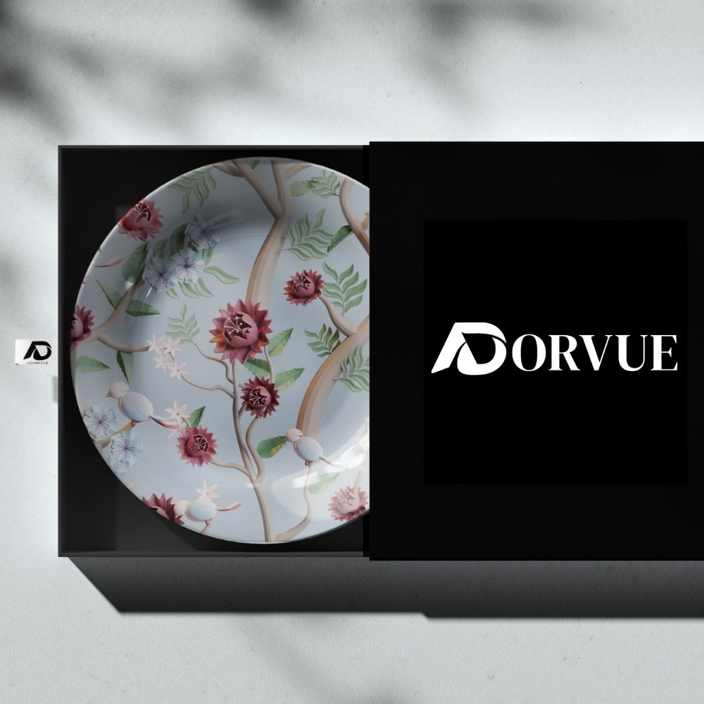 Dreamy Petals Home Decor Ceramic Wall Plate