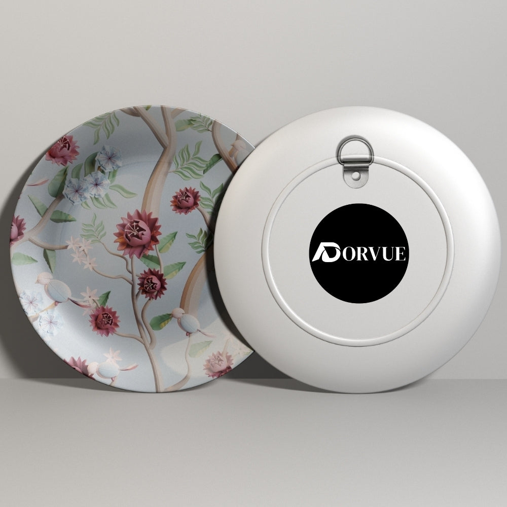 Dreamy Petals Home Decor Ceramic Wall Plate