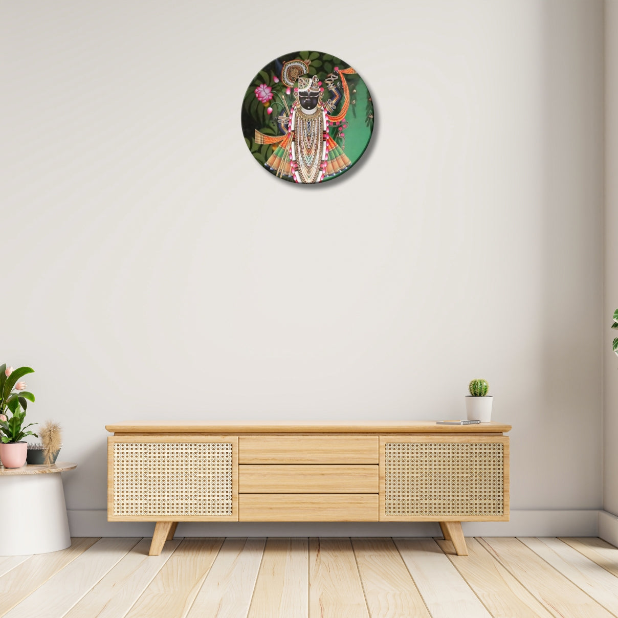 Shrinath Ji Decorative Wall Plate Home Décor