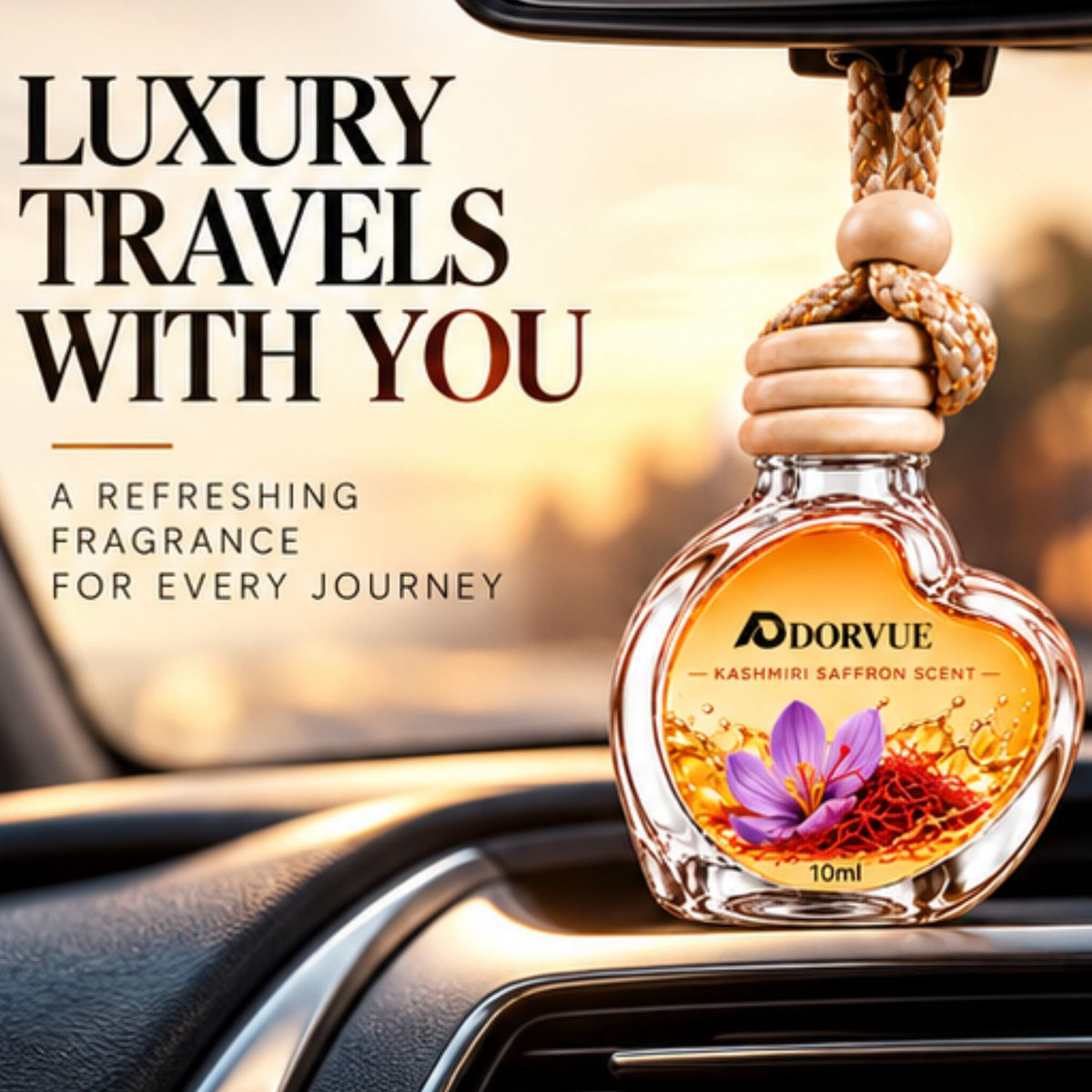 Kashmiri Saffron Automatic Air Car Freshener 10ml