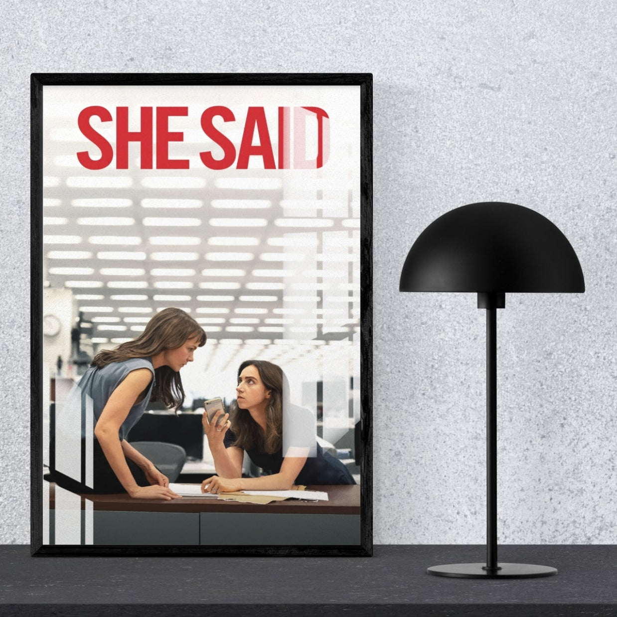 She Said It All Metal Print With or Without Frame Wall Art