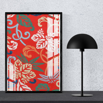 Bloom in Red Metal Print With or Without Frame Wall Art