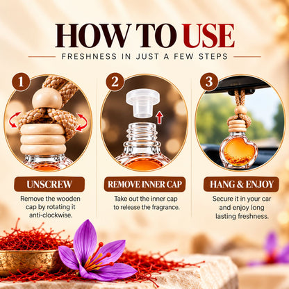 Kashmiri Saffron Automatic Air Car Freshener 10ml