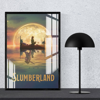 Slumberland Dreams Metal Print With or Without Frame Wall Art