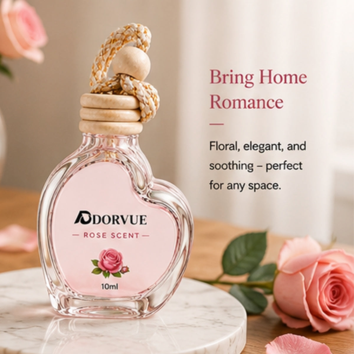 Rose Automatic Air Car Freshener 10ml