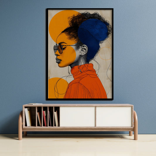 Regal Essence Canvas Painting Framed Wall Art