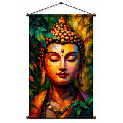 Buddha Tapestry Wall Hanging for Living Room & Bedroom | Meditation Buddha Wall Decor with Spiritual Zen Art | Aesthetic Fabric Tapestry for Home, Yoga Room & Meditation Decor 20x30 Inch