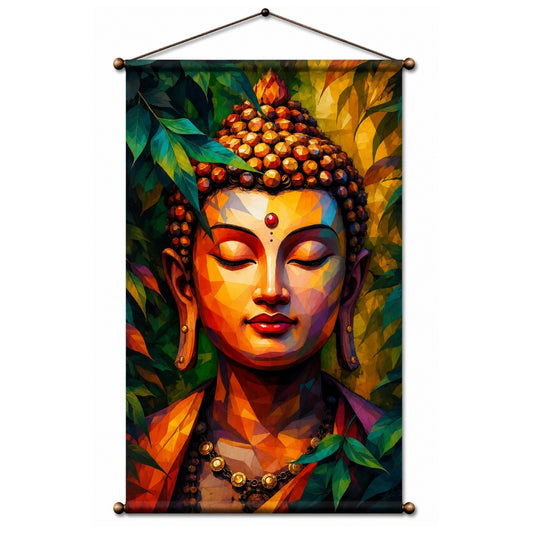 Buddha Tapestry Wall Hanging for Living Room & Bedroom | Meditation Buddha Wall Decor with Spiritual Zen Art | Aesthetic Fabric Tapestry for Home, Yoga Room & Meditation Decor 20x30 Inch