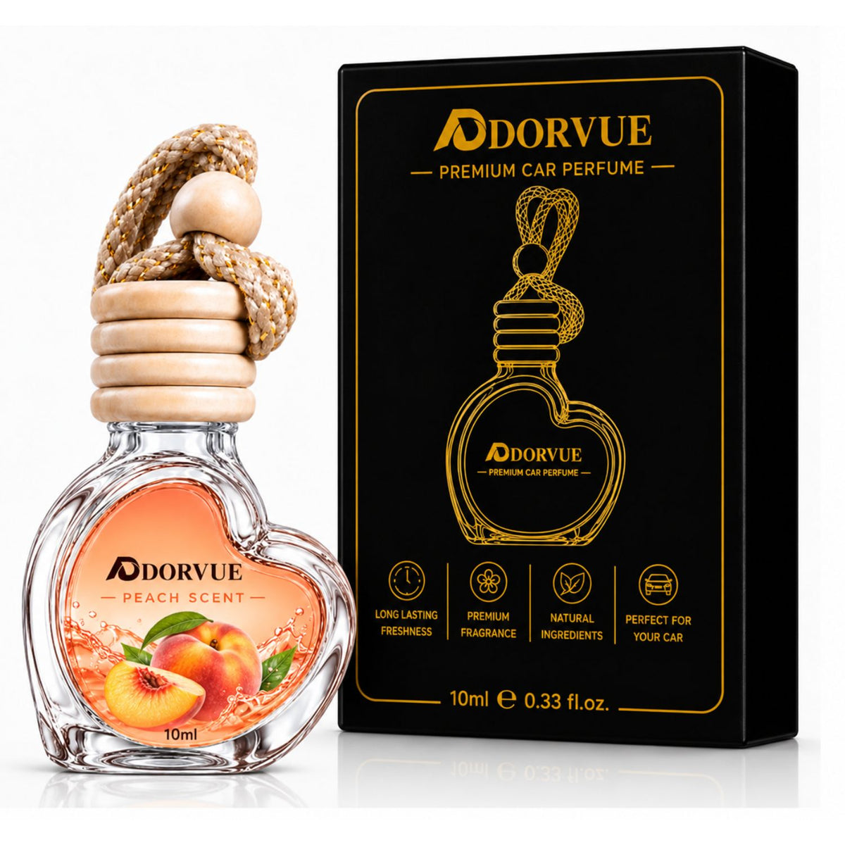 Peach Automatic Air Car Freshener 10ml