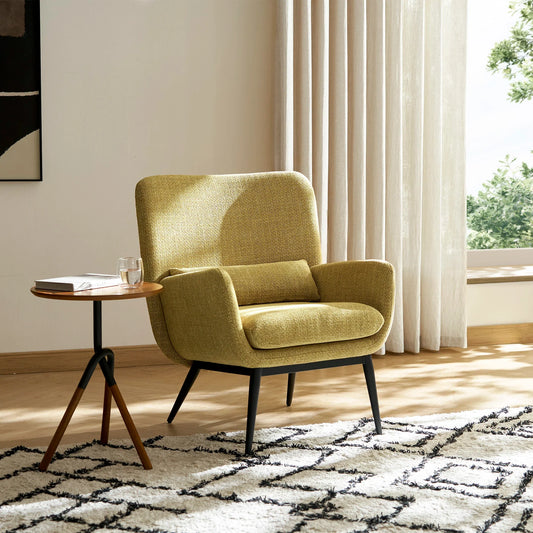 CozyThrone Armchair in Mustard