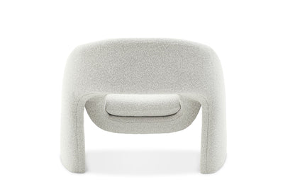 RegalRest Bouclé Armchair in Snow White