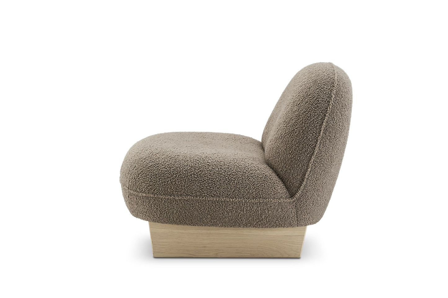 Elite Curve Chair in Teddy Brown