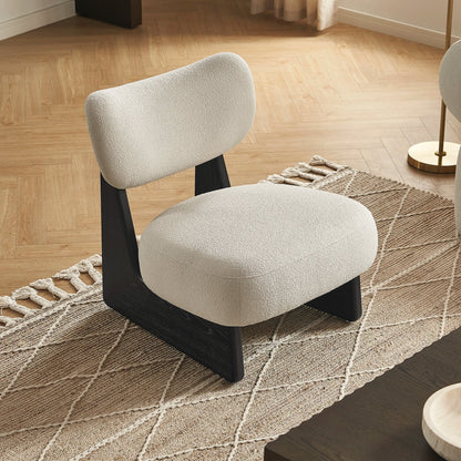 Performance Bouclé Chair in Beige