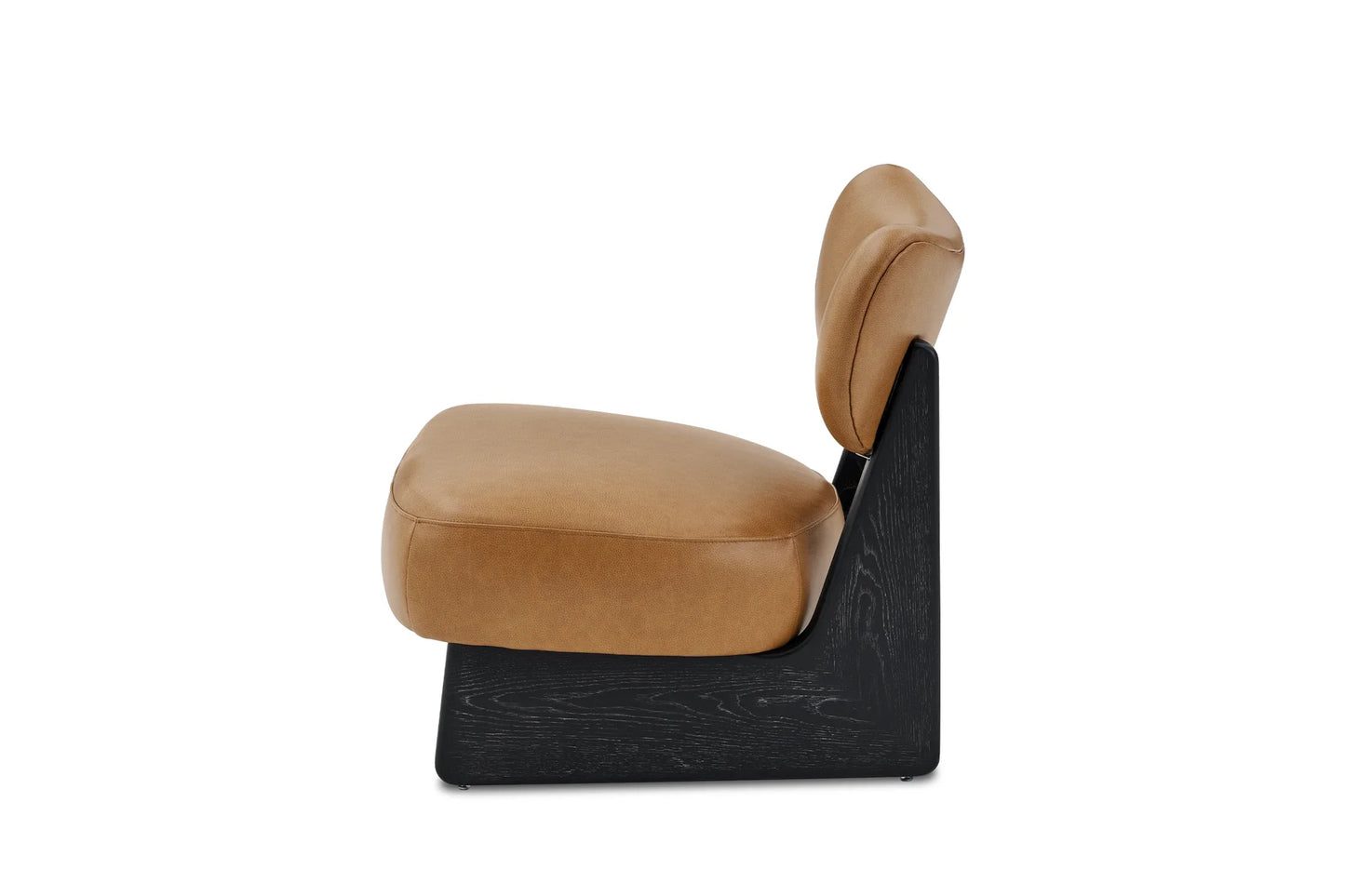 Performance Leather Chair in Black