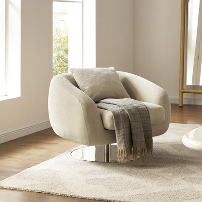 Legacy Rest Fabric Swivel Armchair