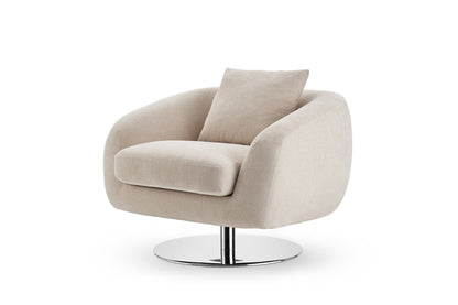 Legacy Rest Fabric Swivel Armchair