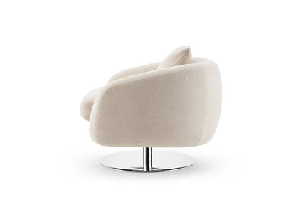 Legacy Rest Fabric Swivel Armchair