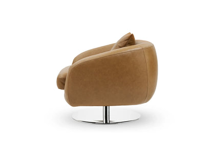 Legacy Rest Leather Swivel Armchair