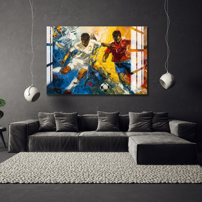 Clash of Champions Metal Print With or Without Frame Wall Art
