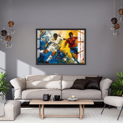 Clash of Champions Metal Print With or Without Frame Wall Art