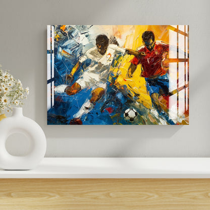 Clash of Champions Metal Print With or Without Frame Wall Art