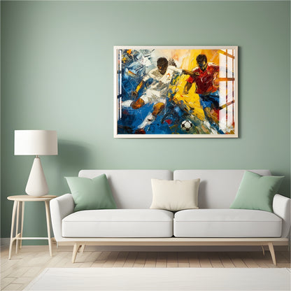 Clash of Champions Metal Print With or Without Frame Wall Art