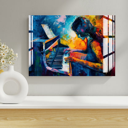 Melody in Color Metal Print With or Without Frame Wall Art