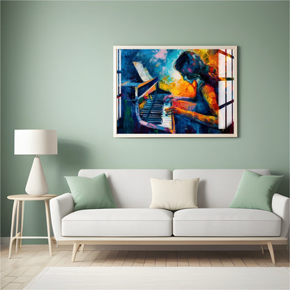 Melody in Color Metal Print With or Without Frame Wall Art