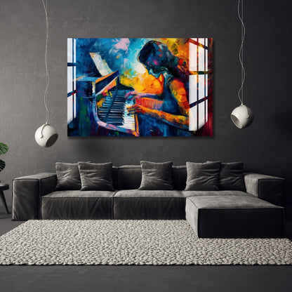 Melody in Color Metal Print With or Without Frame Wall Art