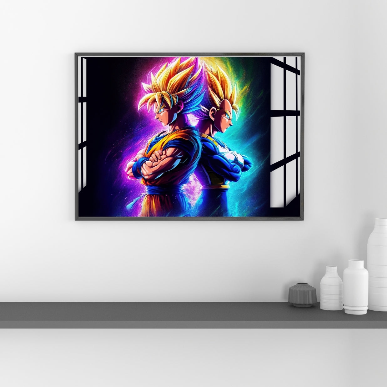 Dual Power Awakening Metal Print With or Without Frame Wall Art