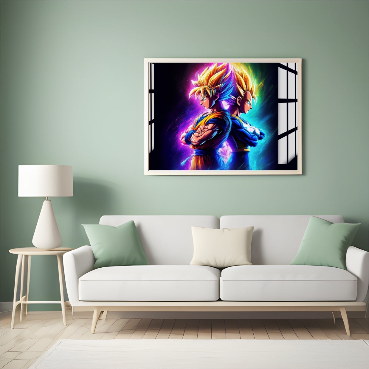 Dual Power Awakening Metal Print With or Without Frame Wall Art