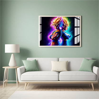 Dual Power Awakening Metal Print With or Without Frame Wall Art
