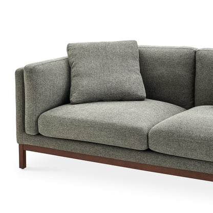 Regalia Luxe Chaise Sectional Sofa In Grey