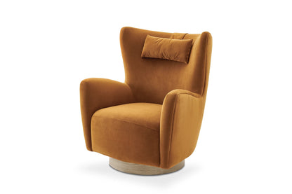 SnuggleSeat Swivel Armchair in Copper Glow