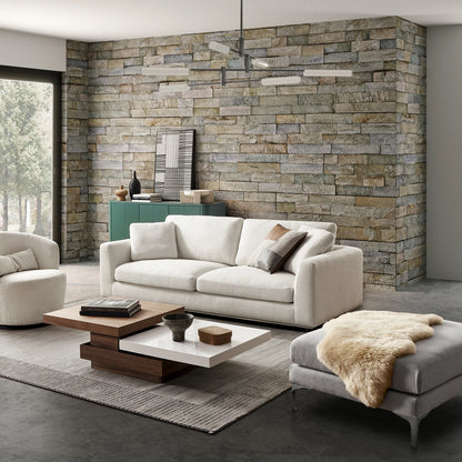 LuxeForm Sofa With Cushions in Ivory