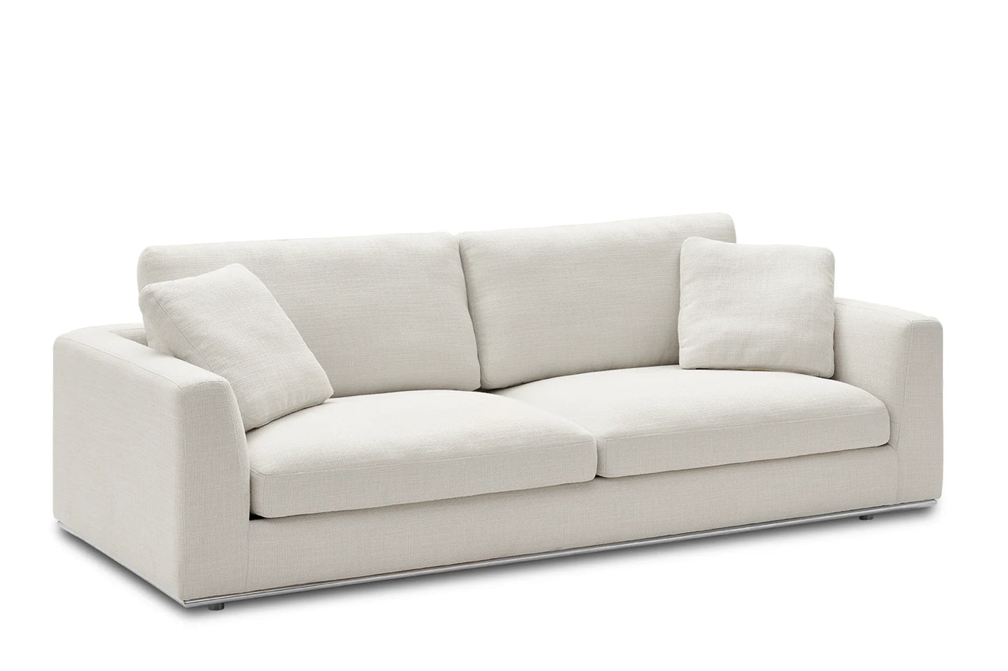 LuxeForm Sofa With Cushions in Ivory