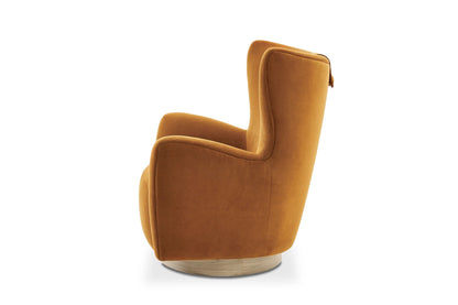 SnuggleSeat Swivel Armchair in Copper Glow