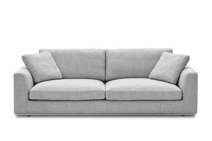 LuxeForm Sofa With Cushions in Dove Grey