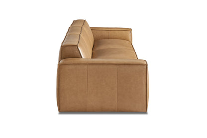 Savannah Leather Maxi Sofa in Caramel