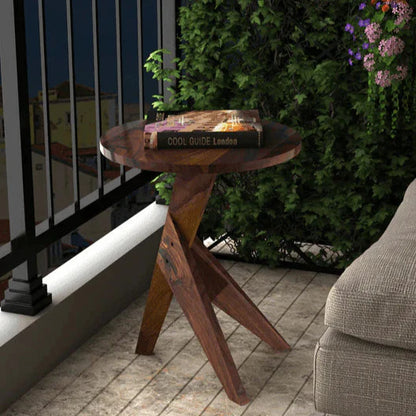 Solid Teak Wood Side Table