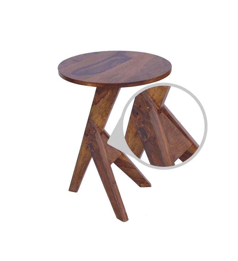 Solid Teak Wood Side Table