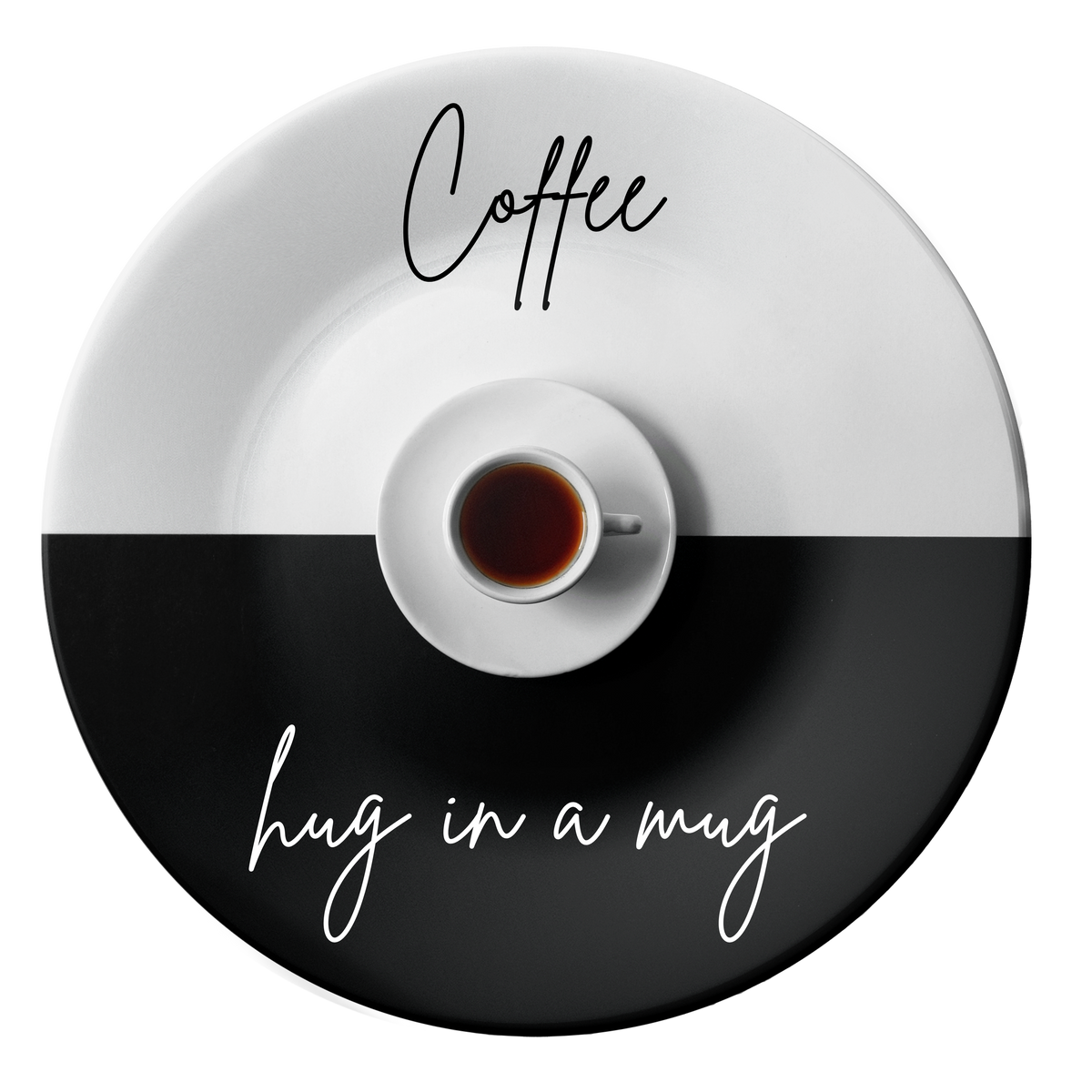 Hug in a Mug Coffee Wall Décor Decorative Wall Plate