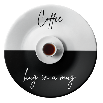 Hug in a Mug Coffee Wall Décor Decorative Wall Plate